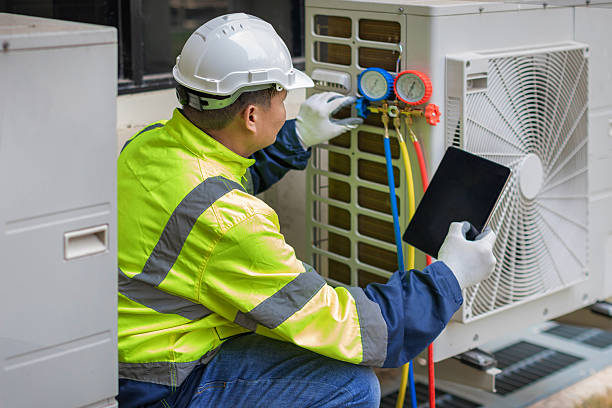 Professional Hvac Maintenance technician working in Five Points, OH